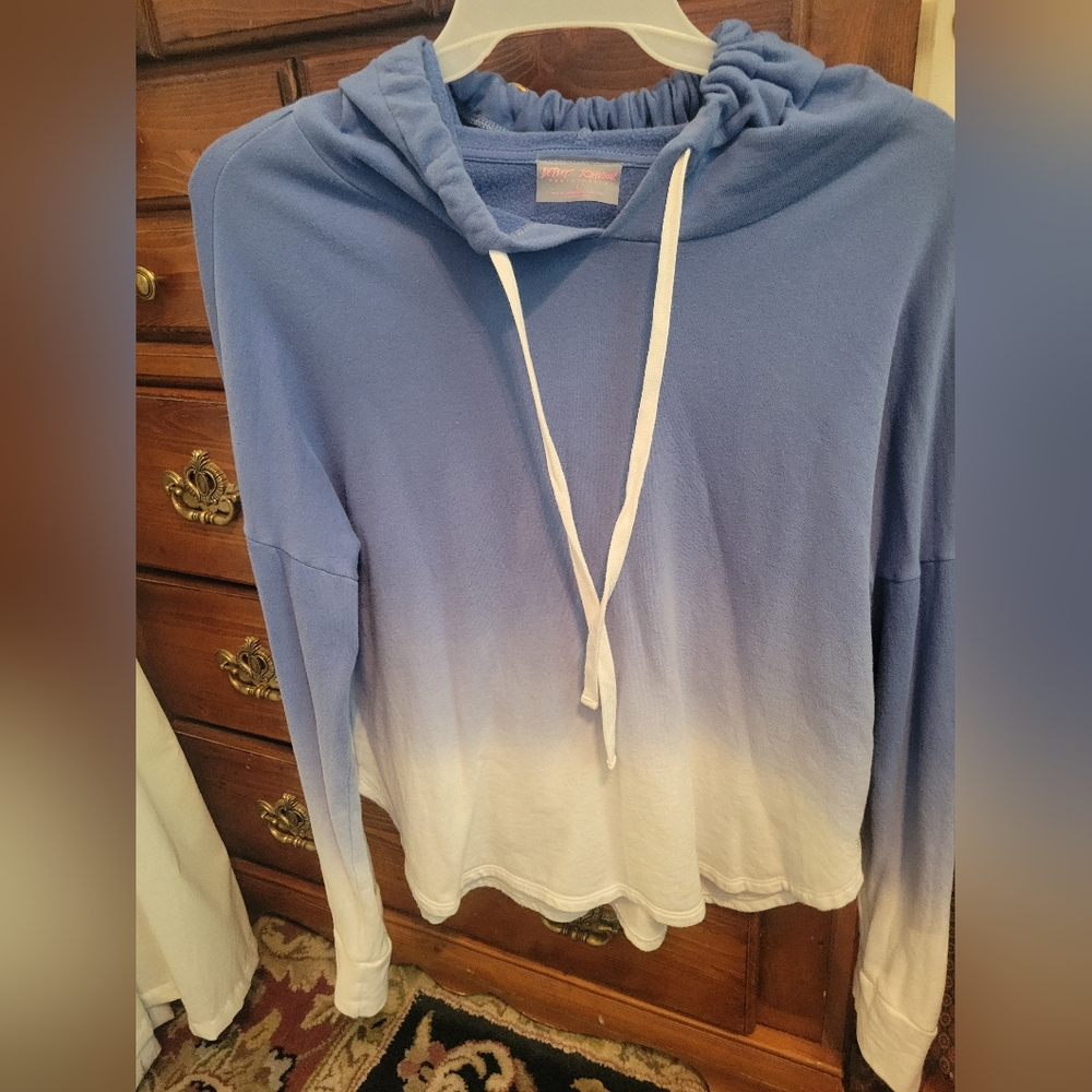 Betsey Johnson Blue Hoodie
